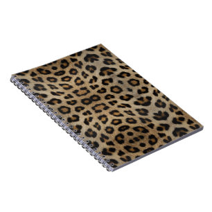 Girl-chic Leopard-Blatt-Tiermuster Spaß Notizblock