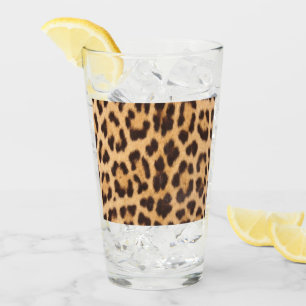 Girl-Chic-Wildleoparddruck Glas