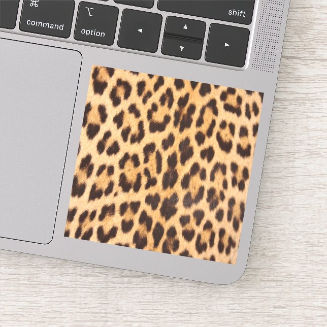 Girl-Chic Wildsafari-Leopardenprint Aufkleber (Detail)