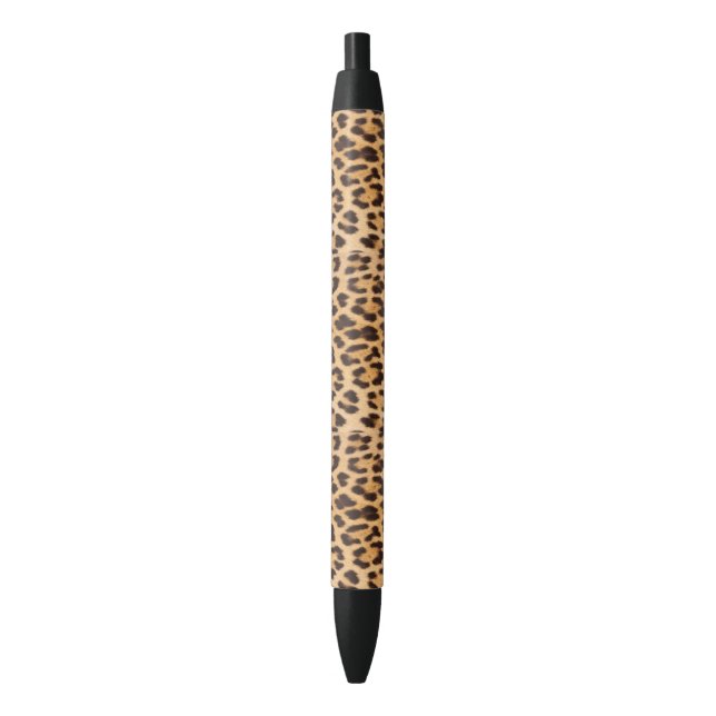 Girl-Chic Wildsafari-Leopardenprint Kugelschreiber (Vorderseite Vertikal)