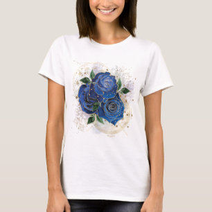 Girl Collage - Mitternachtsblau  T-Shirt