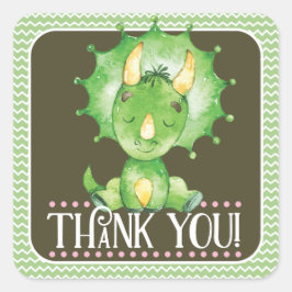 Girl Dinosaur Danke, Sticker
