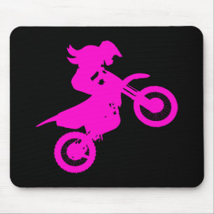 Girl Dirt Bike Mousepad