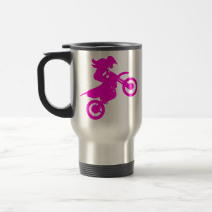 Girl Dirt Bike Reisebecher