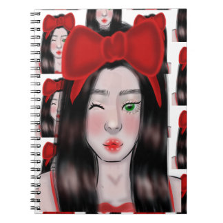 Girl Drawing Notizblock