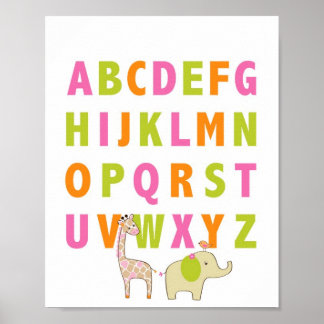 Girl Dschungel Kinderzimmer Lugano Gestern und Heu Poster