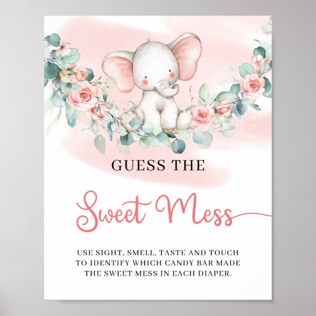 Girl Elephant rächt das Sweet Mess-Spiel Poster (Vorne)