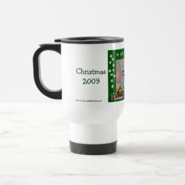 Girl Elf Scene Christmas Foto Travel Mug Reisebecher