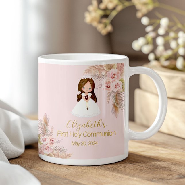 Girl First Holy Communion Ceramic Mug 11 oz (Créateur téléchargé)