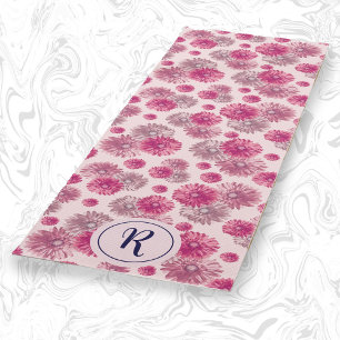 Girl-Floral mit modernem, pastellfarbenem Blume-Fi Yogamatte