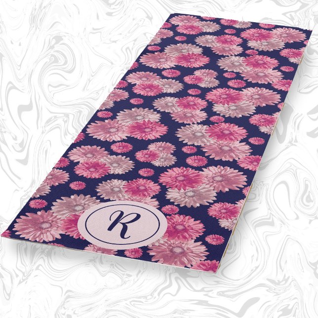 Girl-Floral mit modernem, pastellfarbenem Blume-Fi Yogamatte (Von Creator hochgeladen)