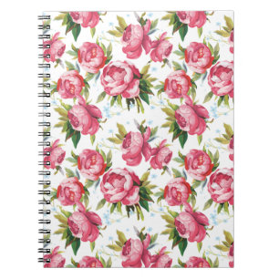 Girl Floral Notebook Notizblock