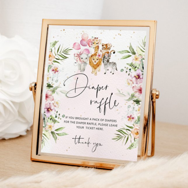 Girl floral safari poster (Von Creator hochgeladen)