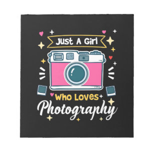 Girl Fotografy Notizblock