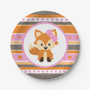 Girl Fox Woodland Forest Party Paper Teller