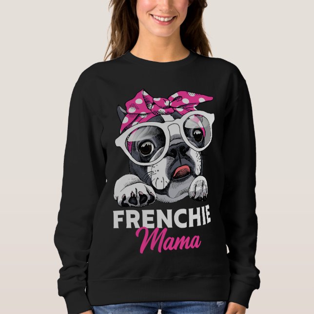 Girl Frenchie Idee Sweatshirt (Vorderseite)