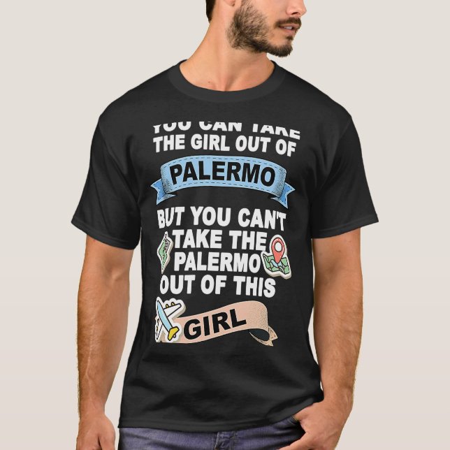 Girl from Palermo  Relocation From Palermo T-Shirt (Vorderseite)