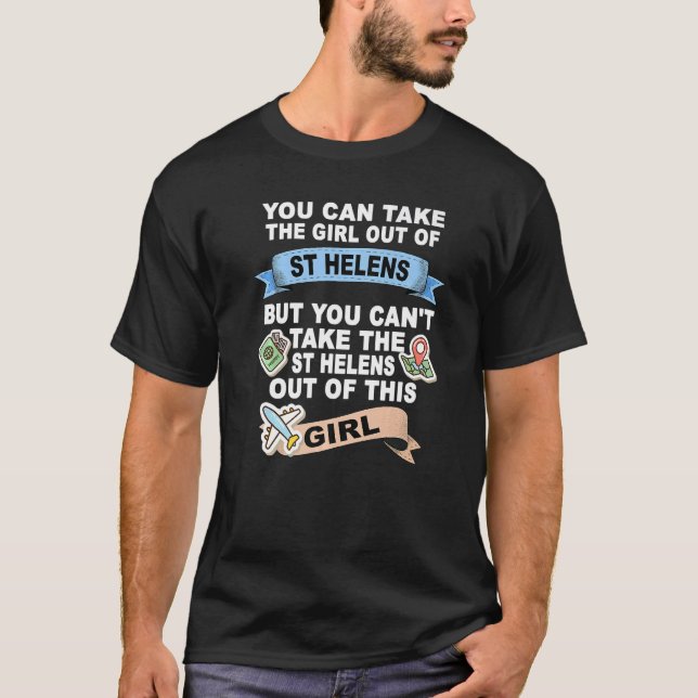 Girl from St Helens  Relocation From St Helens T-Shirt (Vorderseite)