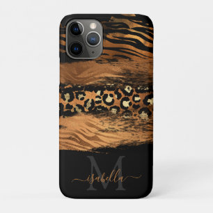 Girl Fun Modernes Copper Glitzer Script Mit Monogr Case-Mate iPhone Hülle