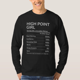 Girl Funny North Carolina Heimat T-Shirt
