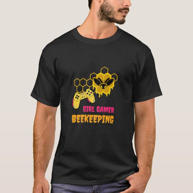 Girl Gamer Beekeeping T-Shirt (Vorderseite)