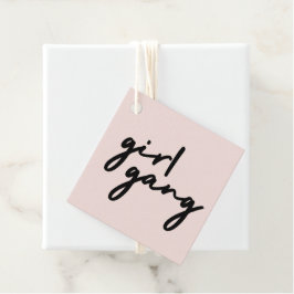Girl Gang | Niedlich Pink Girl Power Moderner Femi Geschenkanhänger