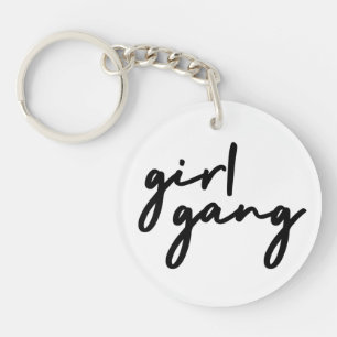 Girl Gang   Niedlicher Girl-Power Moderner Feminis Schlüsselanhänger