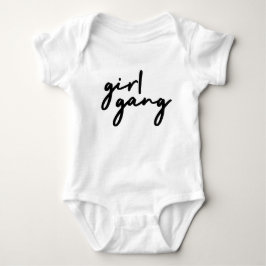Girl Gang | Stilvoll Moderner feministischer Girl  Baby Strampler