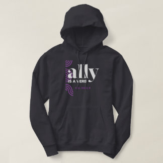 Girl Geek X: Ally ist ein Verb Men Hoodie