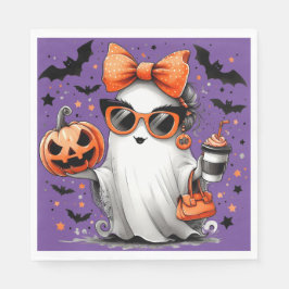 Girl Ghost Halloween-Party Napikins Serviette