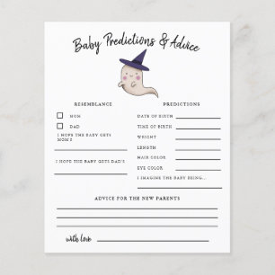 Girl Ghost Little Boo Prédictions et carte de cons