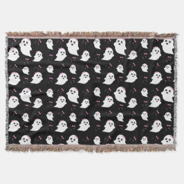 Girl Ghost Pattern Decke