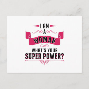 Girl Girl Girl Power Feminismus Geschenkidee Postkarte