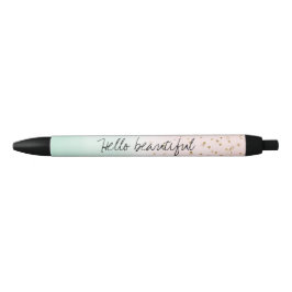 Girl Glam Blush Pink Minze Gold Sparkone Kugelschreiber