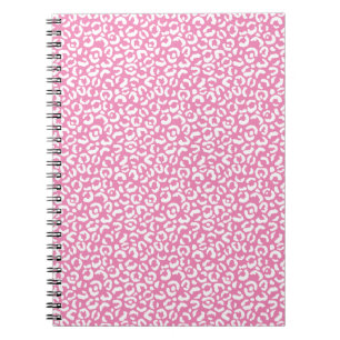 Girl Glam Weißrosa Leoparden Notizblock