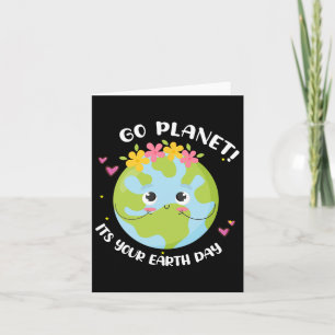 Girl Go Planet Ihr Shirt für Niedliche Kinder Karte