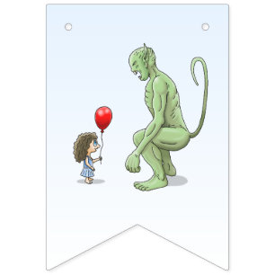 Girl & Goblin Wimpelkette