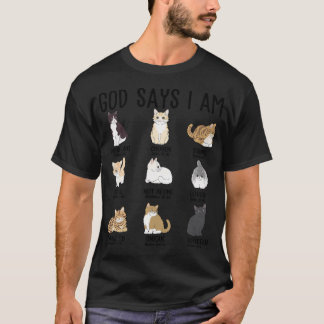 Girl God sagt, ich bin Niedlich Ca Jesus Women Tee
