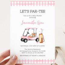 Girl Golf Baby Dusche