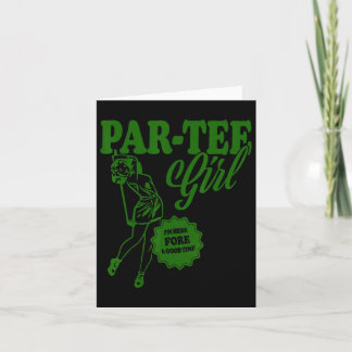 Girl Golfer Shirt Par T-Shirt Girl del Malcantone  Karte