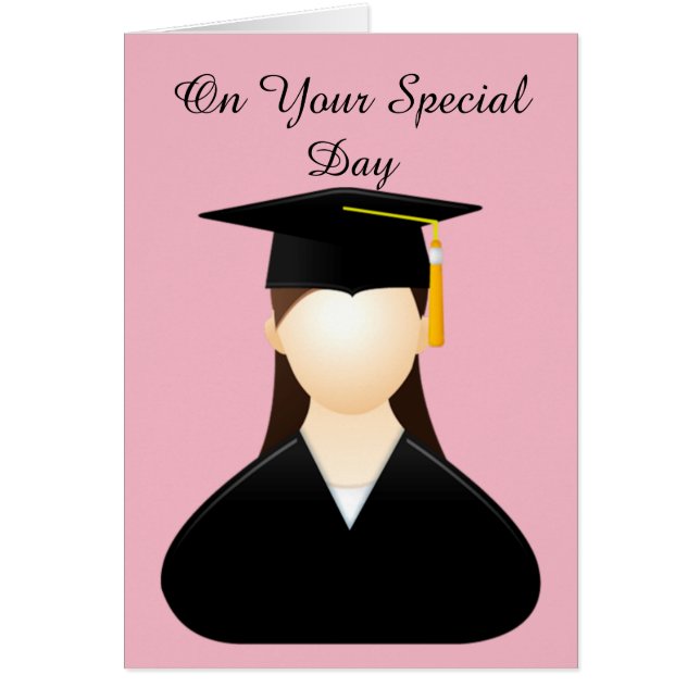 Girl Graduate Clip-Art (Vorne)