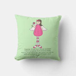Girl Guardian Angel Prayer Kissen