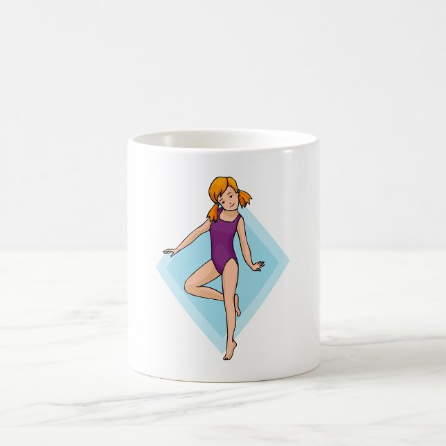 Girl Gymnast Kaffeetasse (Von Creator hochgeladen)