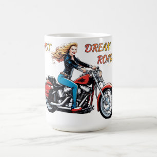 Girl Hot Dream Roads Kaffeetasse