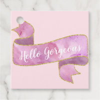 Girl Hübsch Blush Pink Hallo wunderschöne goldene