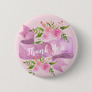 Girl Hübsch Chic Floral Blush Rosa Rose Vielen Da Button