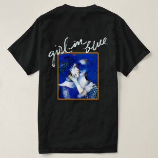 GIRL IN BLAU UNISEX T - SHIRT