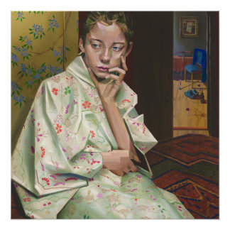 Girl in Kimono – Homage to Breitner & Geesje Kwak Poster