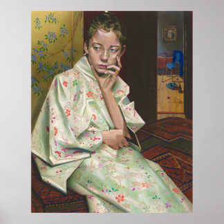 Girl in Kimono – Homage to Breitner & Geesje Kwak Poster