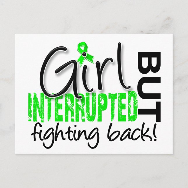 Girl Interrupted 2 Lyme disease Postkarte (Vorderseite)
